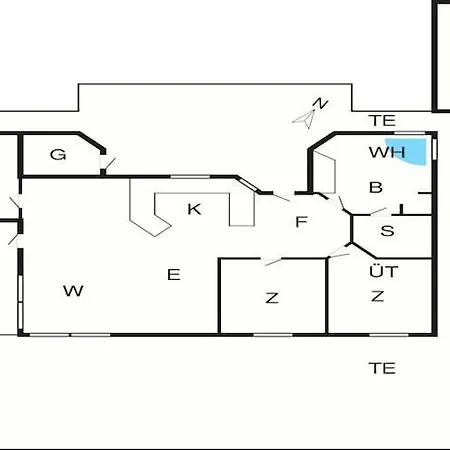 Three-bedroom In Fjerritslev 21 Holiday home Torup Strand